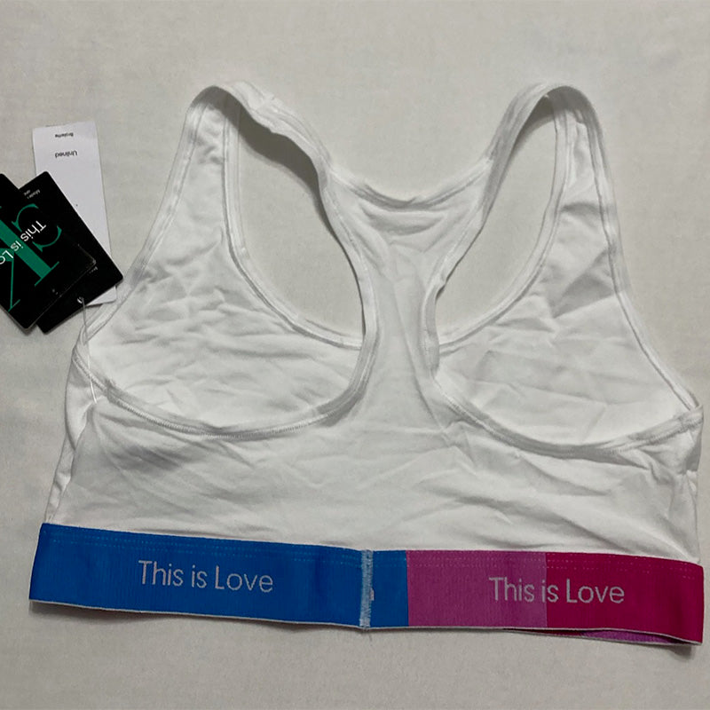 Calvin Klein Women's This is Love Modern Cotton Bralette White L