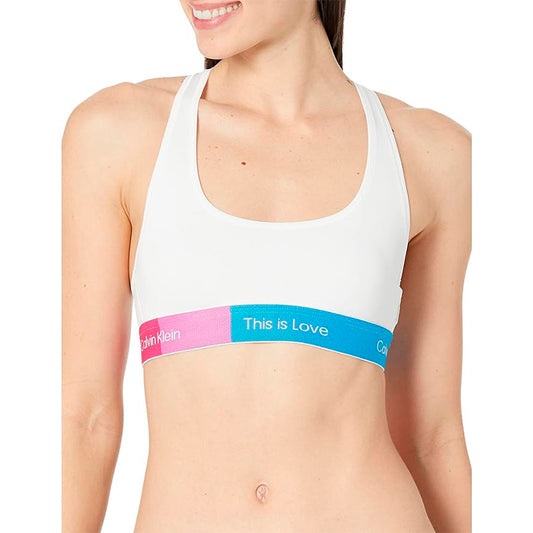 Calvin Klein Women's This is Love Modern Cotton Bralette White L