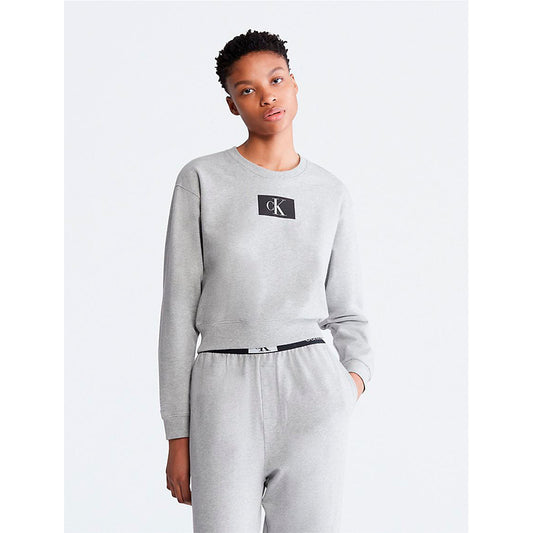 Calvin Klein Long Sleeve Crewneck Only Sweatshirt Grey L