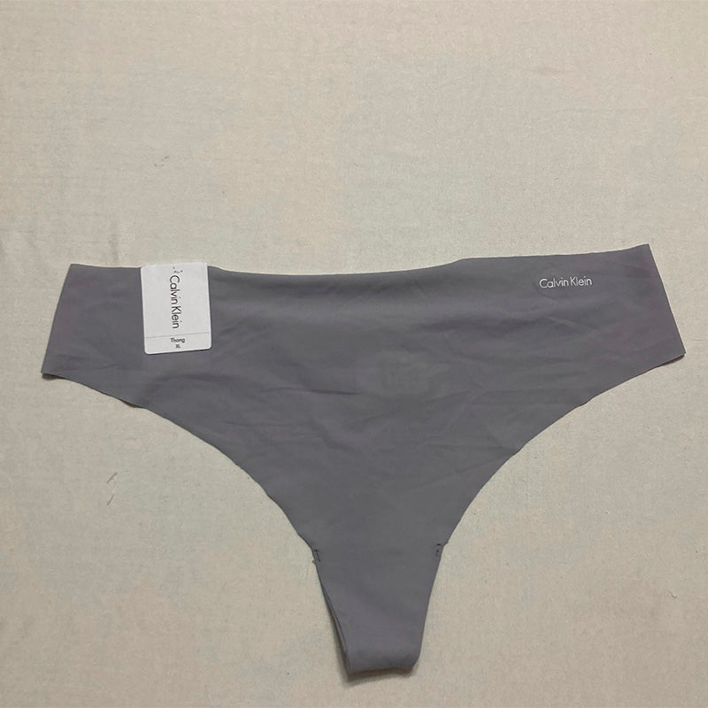 Calvin Klein Invisibles Thong XL Dapple Grey