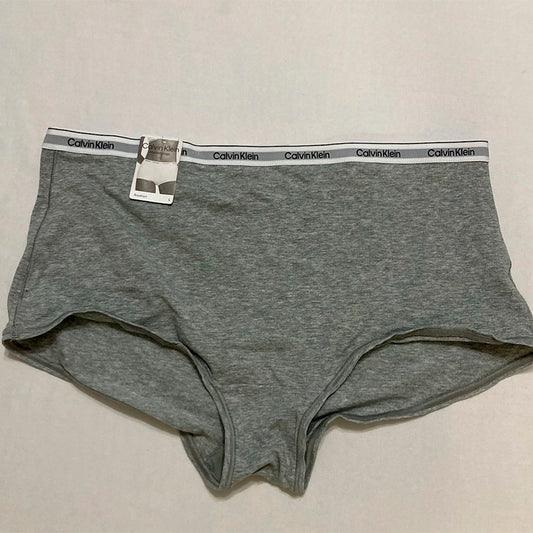 Calvin Klein Modern Logo Boyshorts Grey L