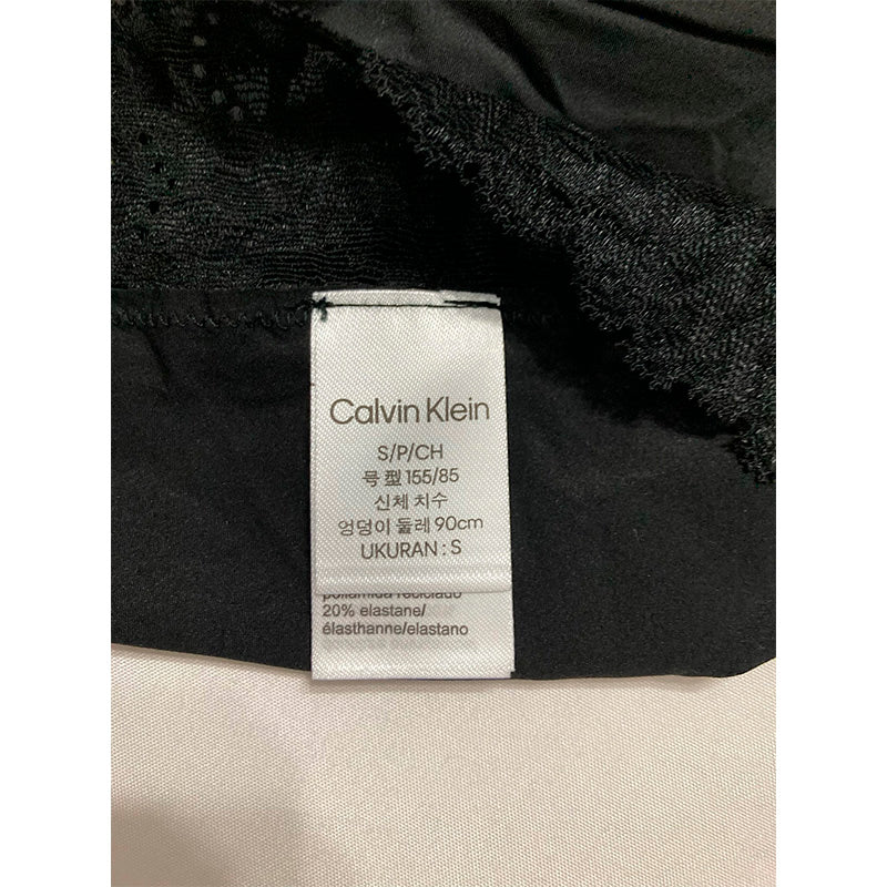 Calvin Klein Attraction Lace Trim Hipster Black S