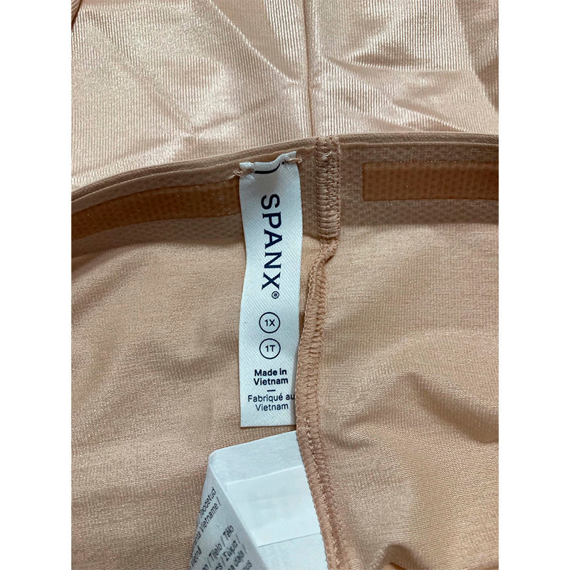 Spanx 1X Invisible High-Waisted Brief - Champagne Beige
