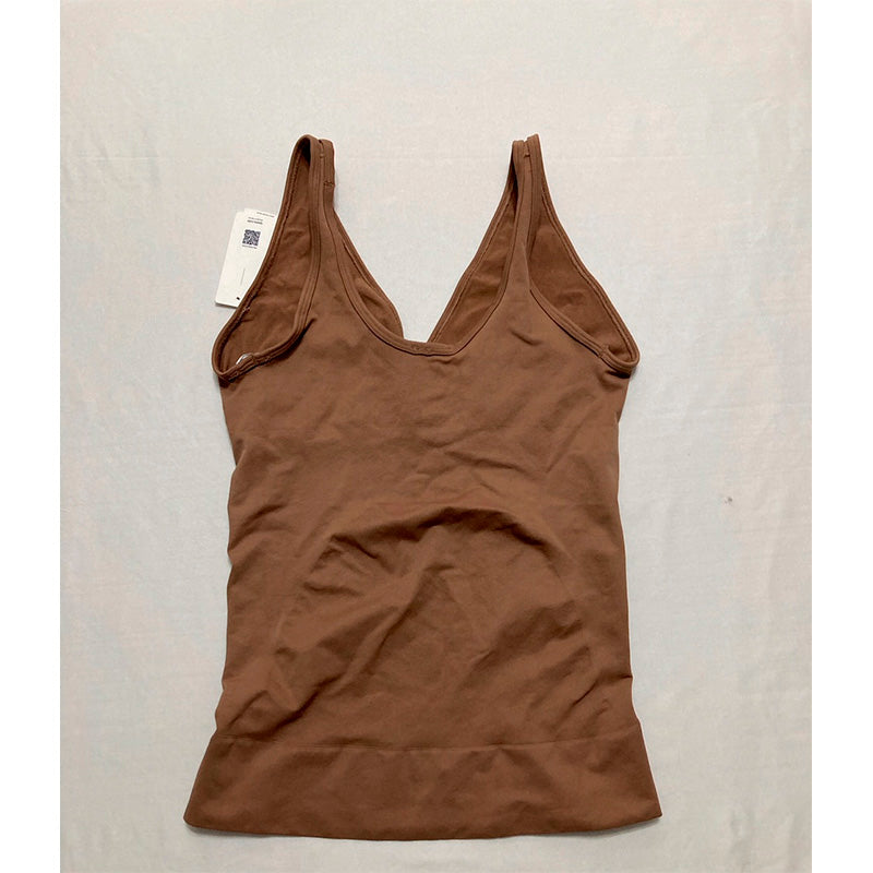 Spanx Everyday Seamless Shaping Tank Top Cafe Latte L