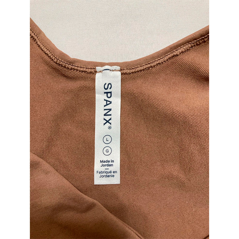 Spanx Everyday Seamless Shaping Tank Top Cafe Latte L
