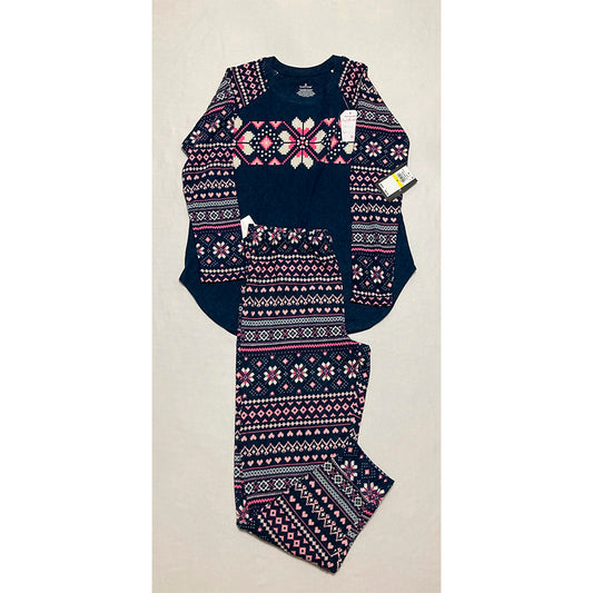 Cuddl Duds 2 Piece Pajama Set Multicolor M
