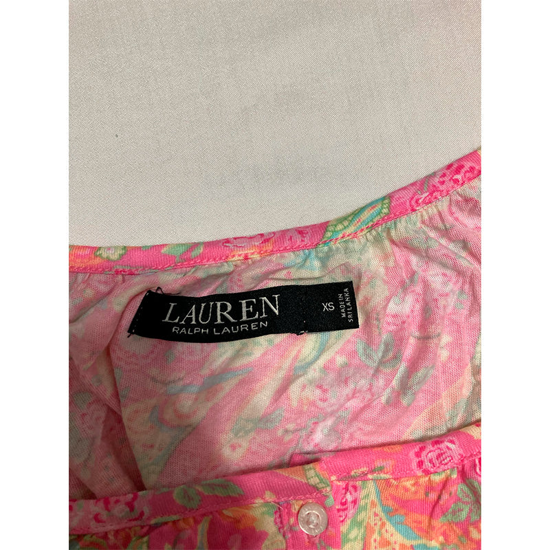 Ralph Lauren Pajama Set 2pc Pink Pais XS