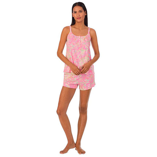 Ralph Lauren Pajama Set 2pc Pink Pais XS