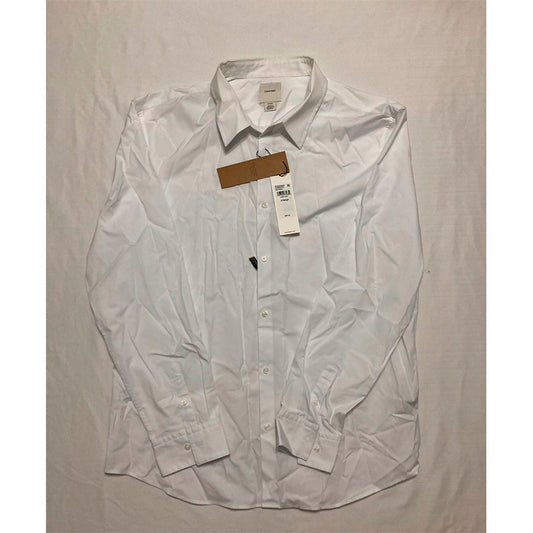 Calvin Klein Slim Shirts Brillant White XL
