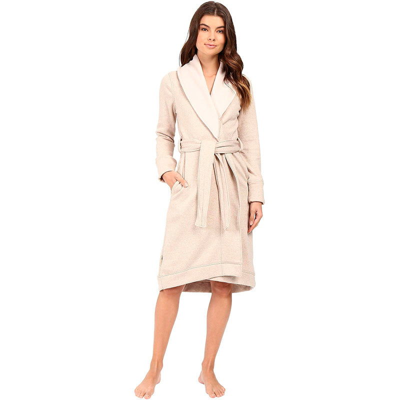 UGG Women's Duffield Robe Robe Oatmeal Heather XS