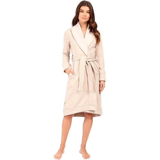 UGG Women's Duffield Robe Robe Oatmeal Heather XS