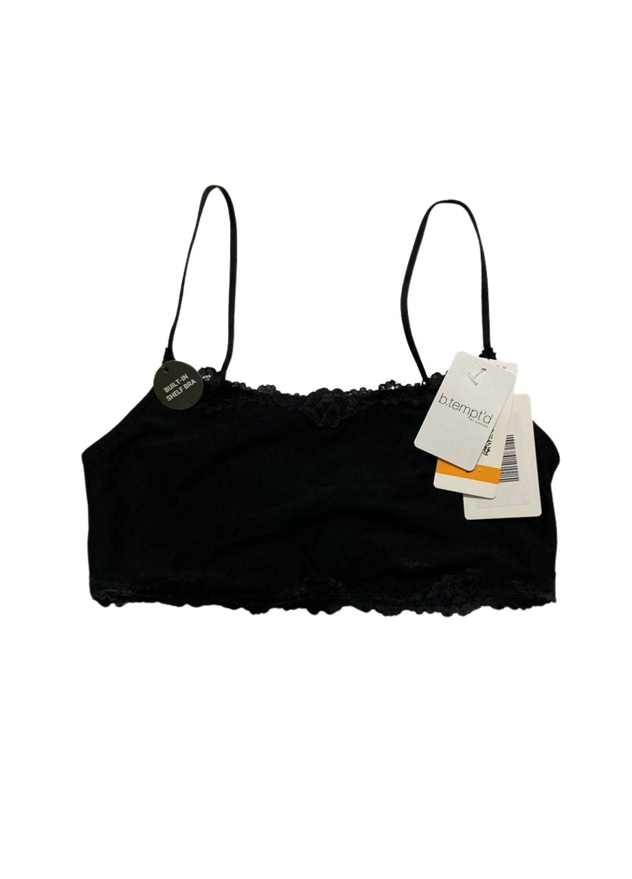 NWD B.TEMPT'D Lace Unlined Adjustable Strap Bralette BLACK S
