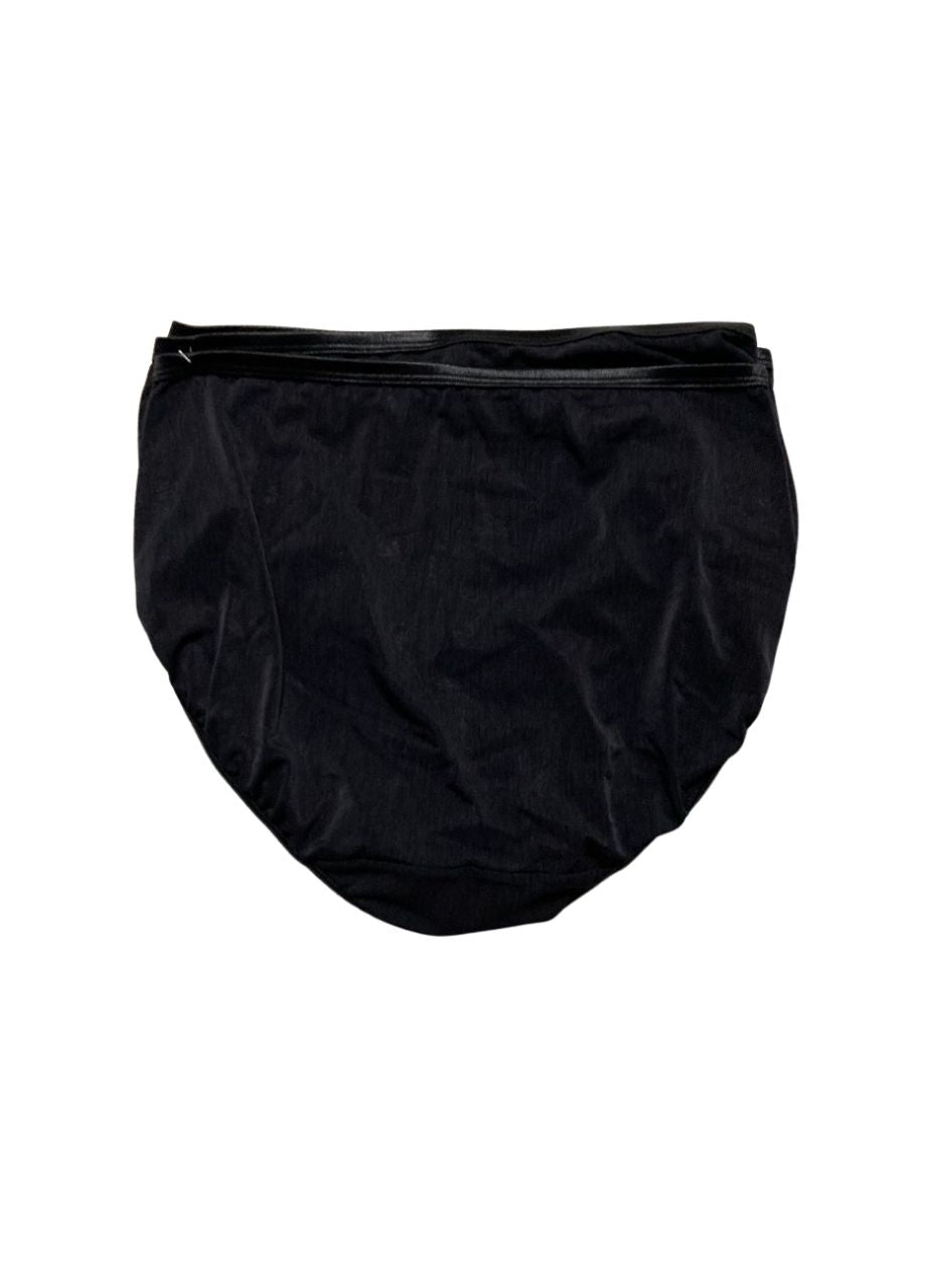 VANITY FAIR Illumination Hi Cut Panties Pack 3 BLACK XL