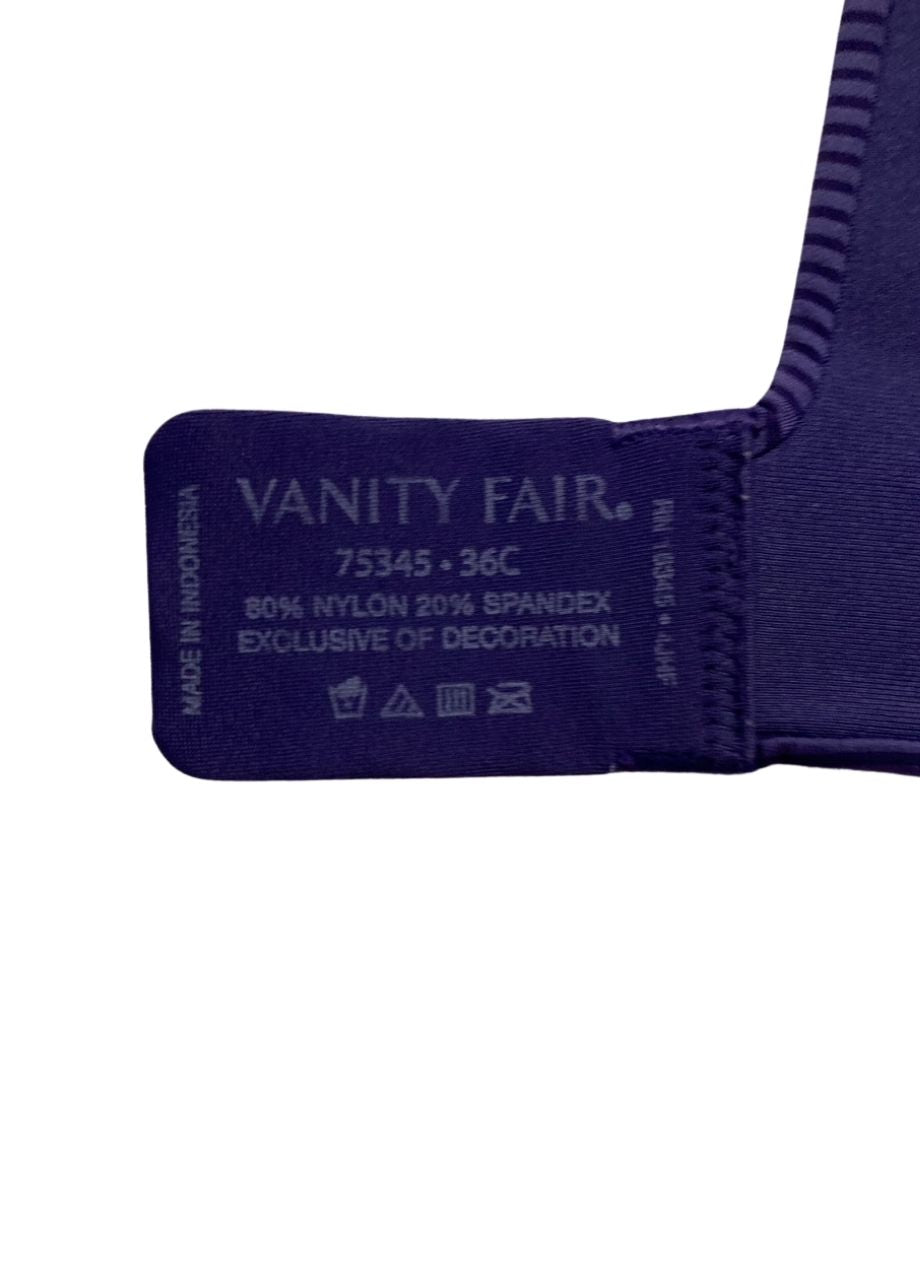 NWD VANITY FAIR Beauty Back Smoothing Full Coverage Bra PURPLE 36C