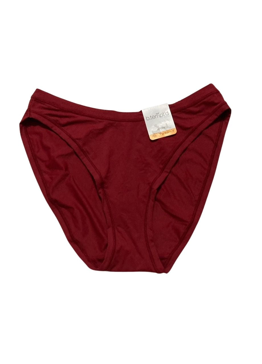 B.TEMPT´D Future Foundation Full Coverage Hi Leg Brief Panty RED WINE S
