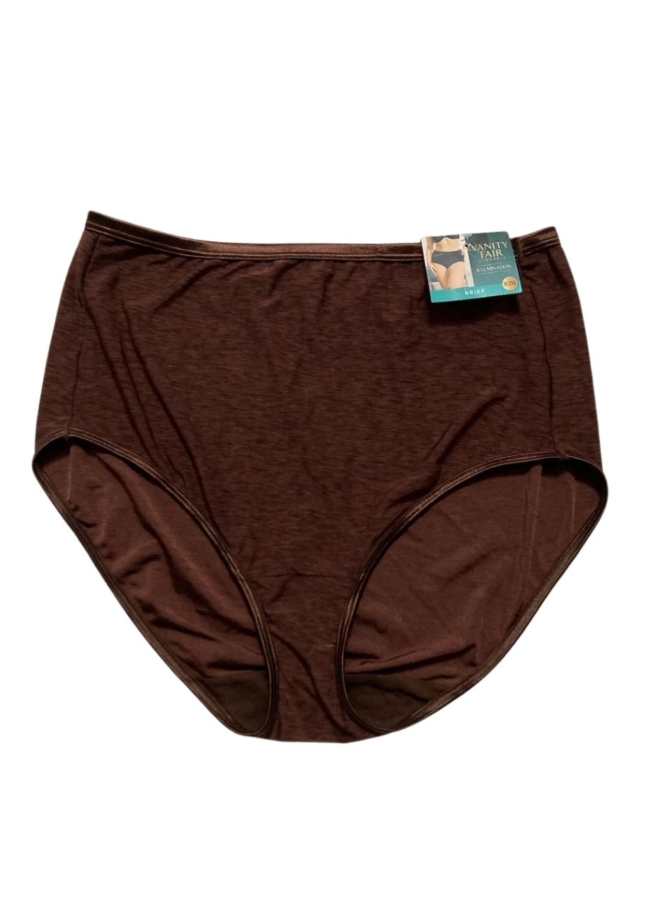 VANITY FAIR Illumination Brief Panties CAPPUCCINO 2XL