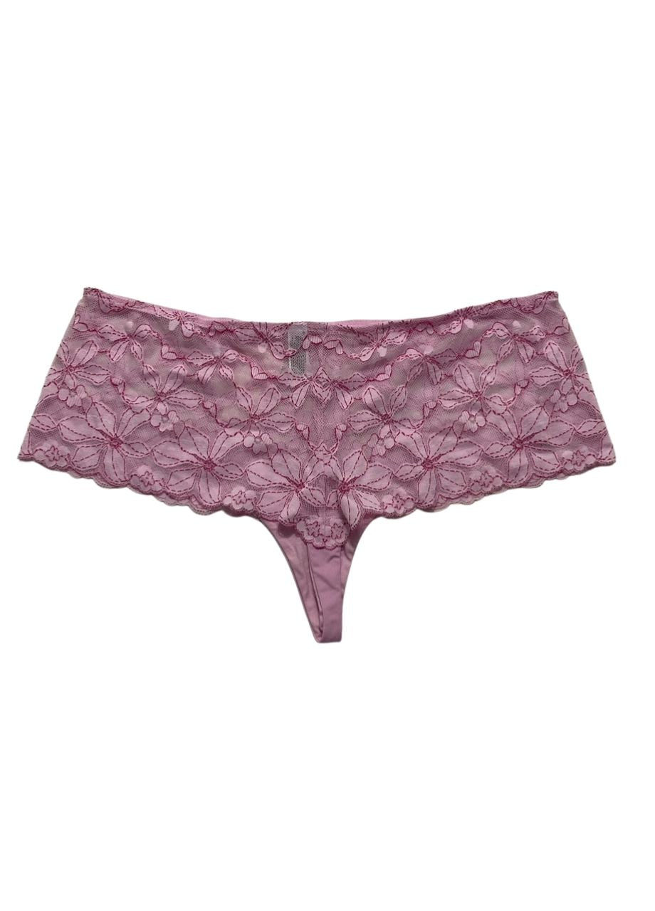B.TEMPT'D Feeling Famous Tanga Panty PINK LAVANDER XL