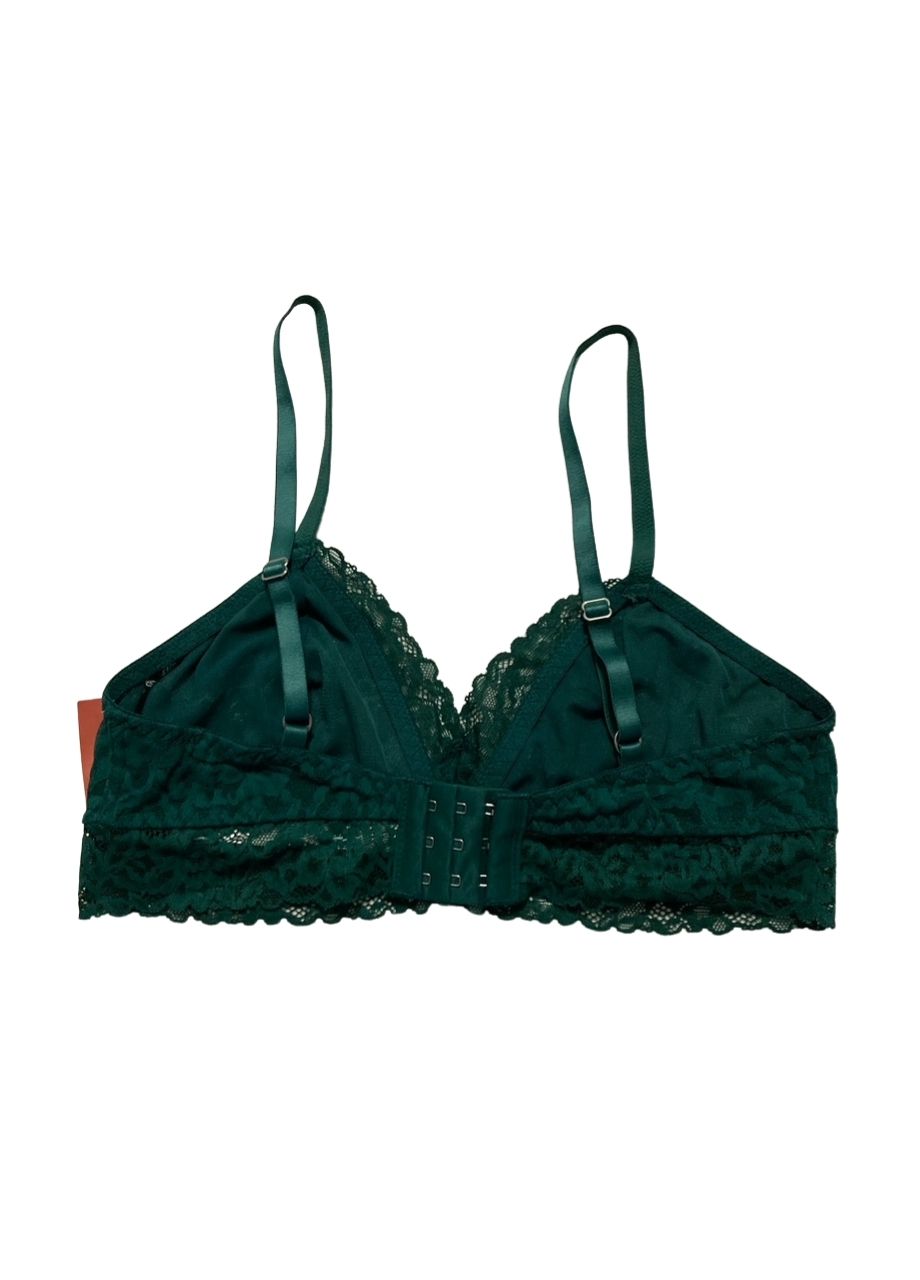 STATE OF DAY Lace Bralette GREEN S