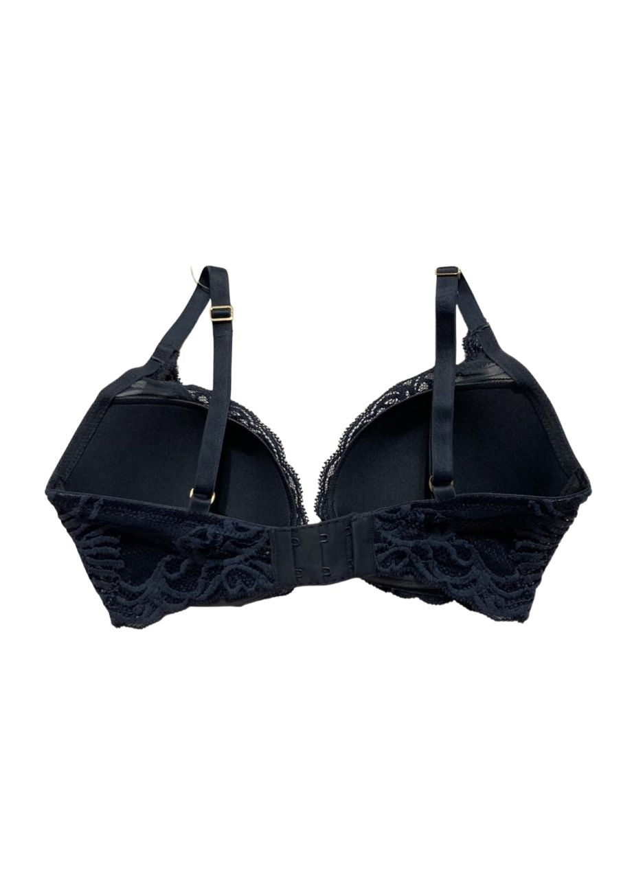 NATORI Feathers Lace Plunge T-Shirt Bra BLUE 32D