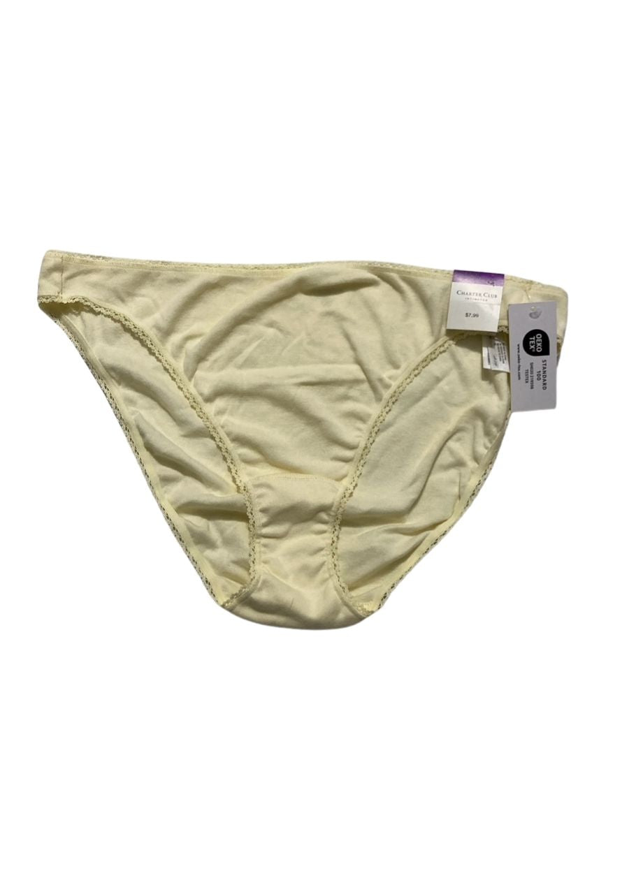 CHARTER CLUB Underwear Everyday Cotton YELLOW XXL
