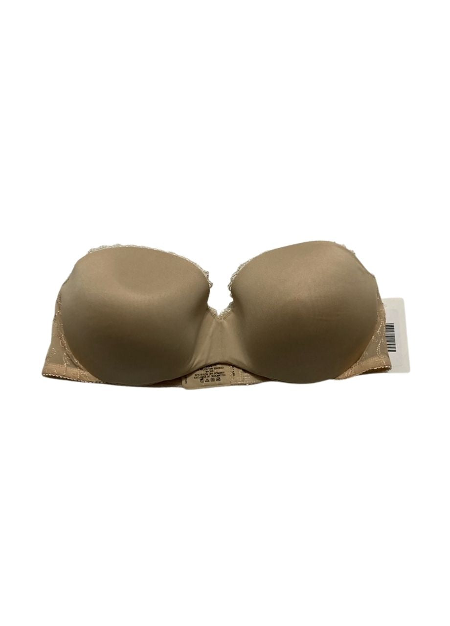 NWD VANITY FAIR Push Up Bra Strapless BEIGE 36C
