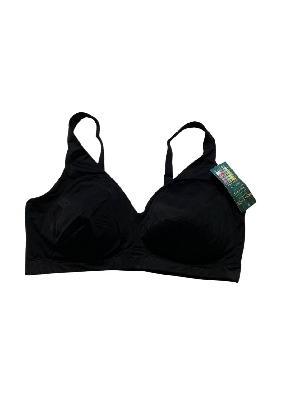 VANITY FAIR Beauty Back Smoothing Wireless Bra MIDNIGHT BLACK 2XL