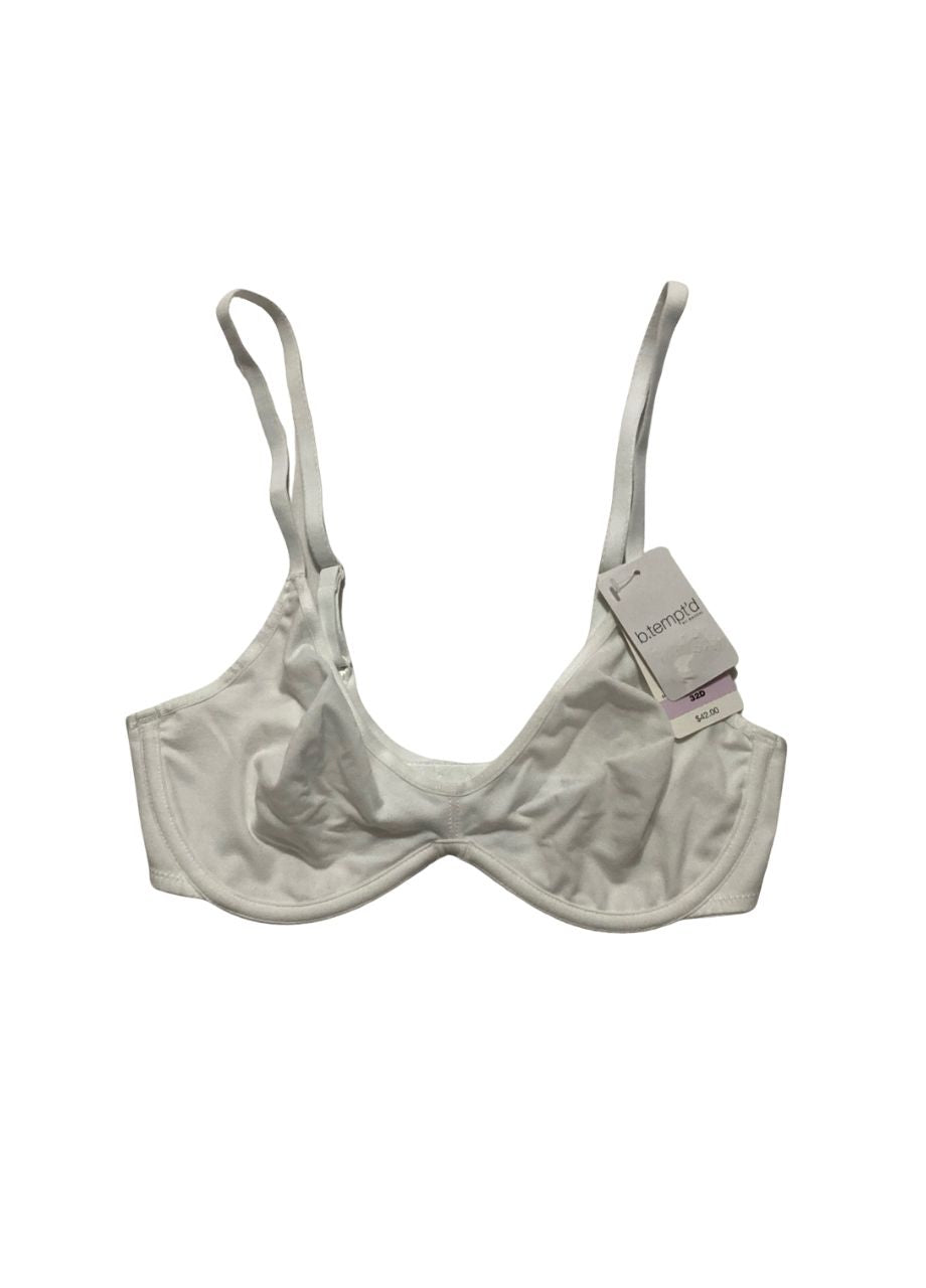 B.TEMPT´D Cotton to a Tee Scoop Underwire Bra WHITE 32D