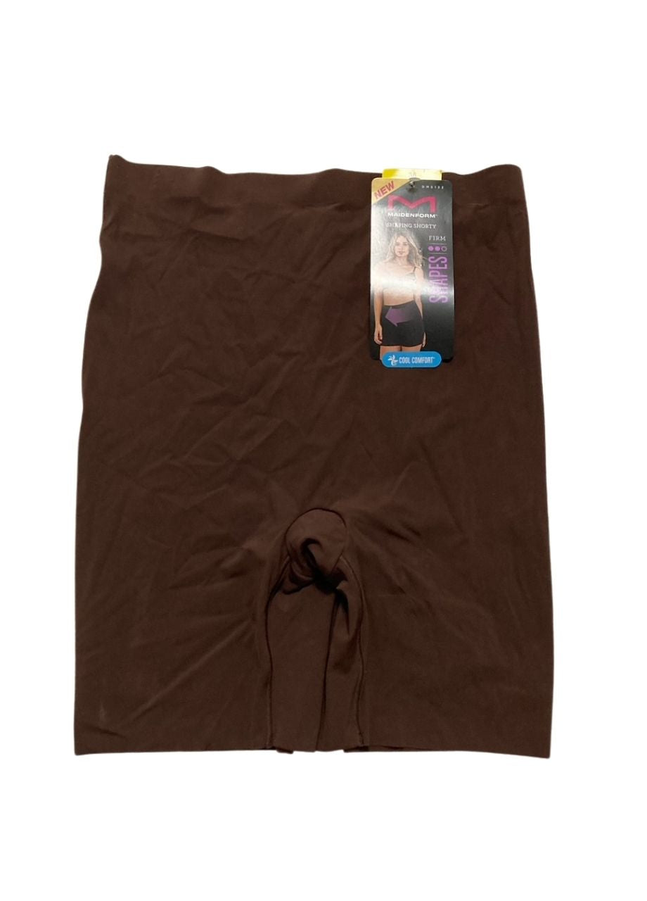 MAIDENFORM Shaping Shorty, Firm Control Shaping Shorts JUST BROWN M