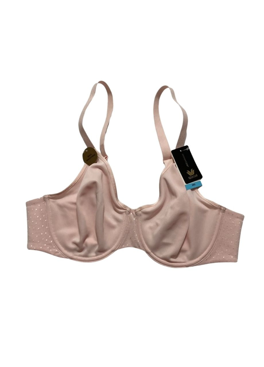 WACOAL Back Appeal Minimizer Unlined Underwire Bra CRYSTAL PINK 36C