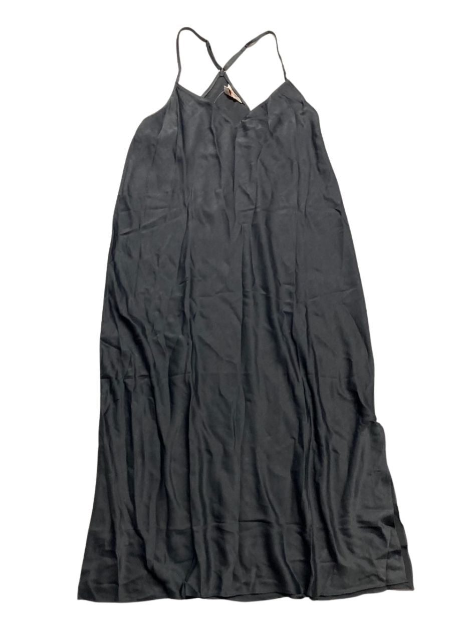 STATE OF DAY Crepe De Chine Chemise GREY S