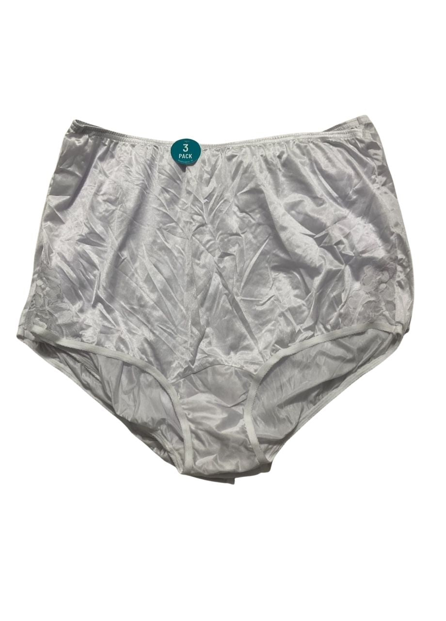 VANITY FAIR High Waisted Underwear 3 Pack STAR WHITE 2XL