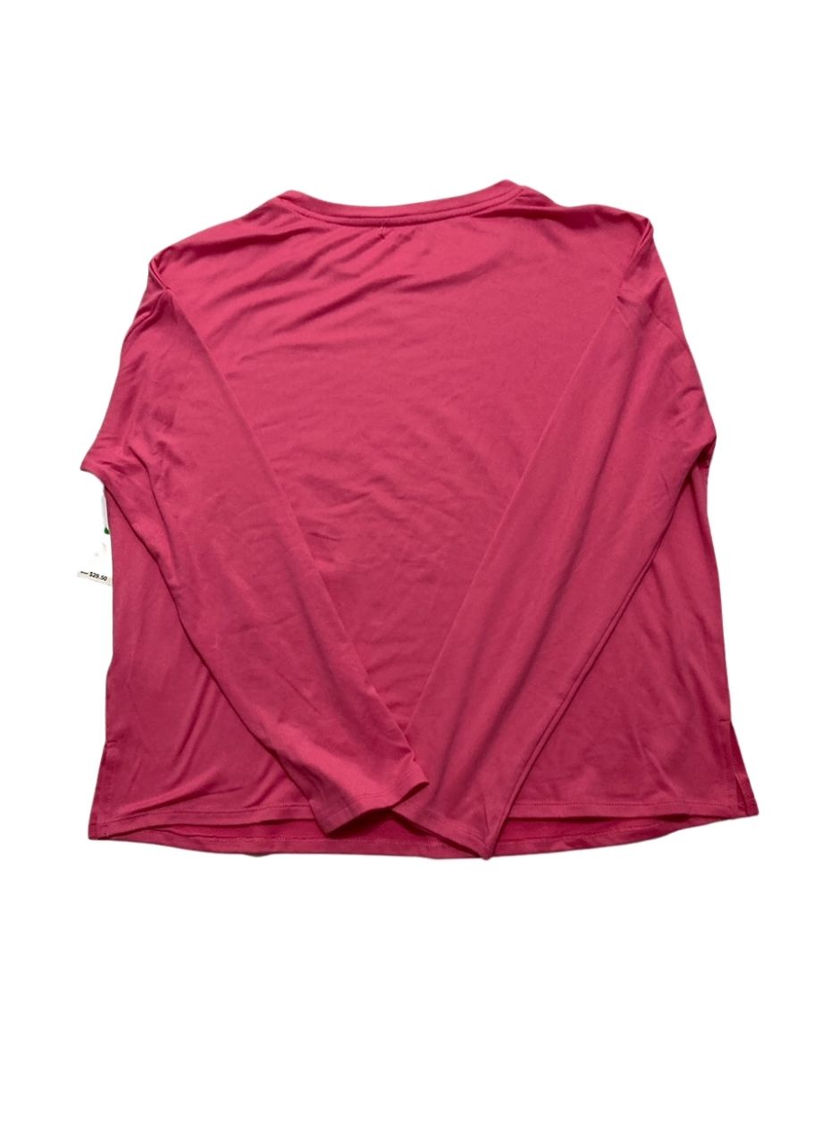 ROUDELAIN Long-Sleeve Drop Shoulder Top PINK L