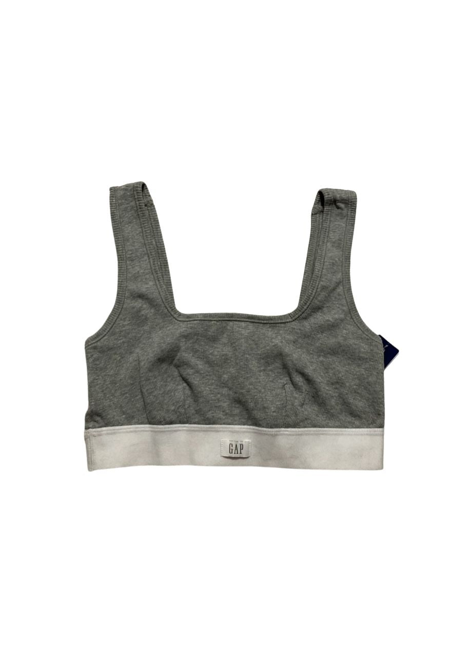 GAPBODY Logo Comfort Square-Neck Bralette GRAY