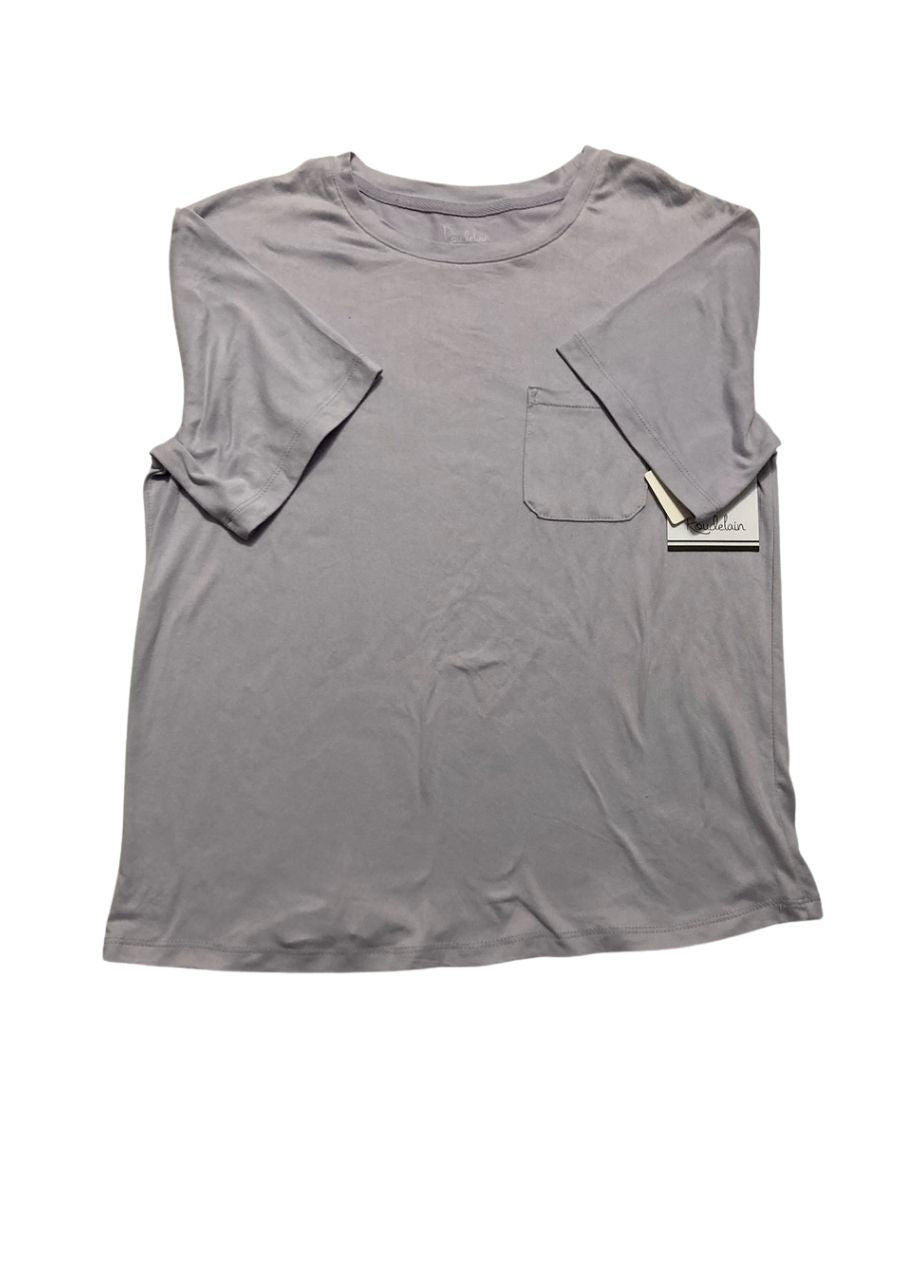 ROUDELAIN Short Sleeve Top Pajama PURPLE HEATHER S