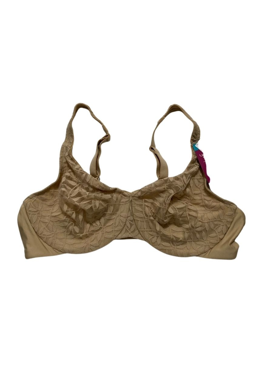 OLGA Sheer Leaves Minimizer Bra FRENCH TOAST 40C