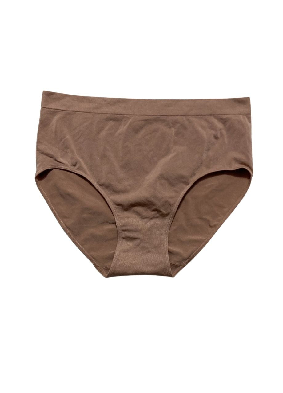 FELINA Body Smooth Seamless Brief No Visible Panty BROWN XL