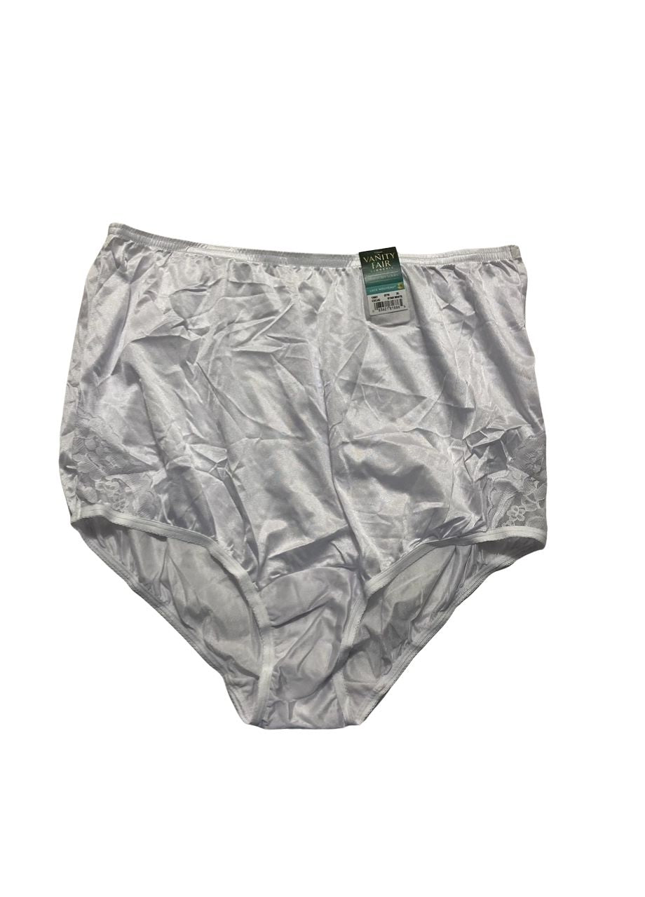 VANITY FAIR High Waisted Underwear STAR WHITE XL