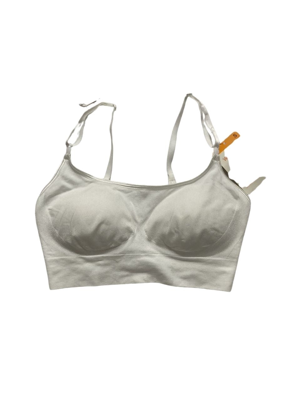WARNER'S Seamless Stretch Wireless Lightly Lined Convertible Comfort Bra WHITE S