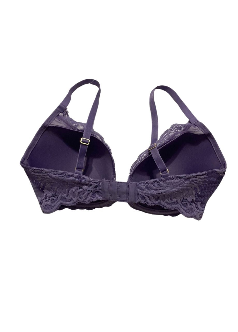 NATORI Feathers Contour Plunge Bra PURPLE 34DD