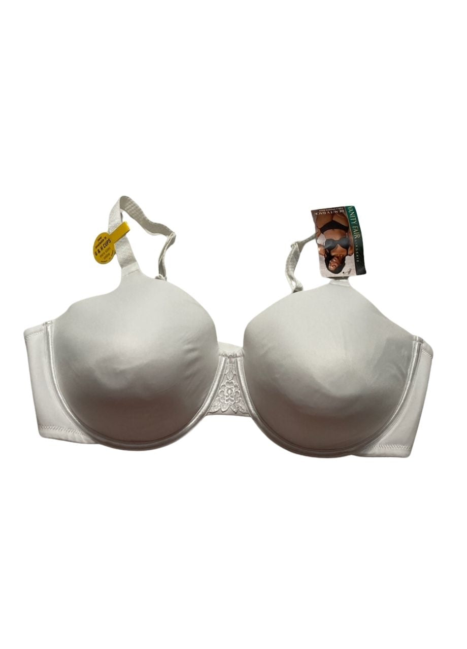 VANITY FAIR Full Figure Beauty Back Smoothing Bra STAR WHITE 44DD