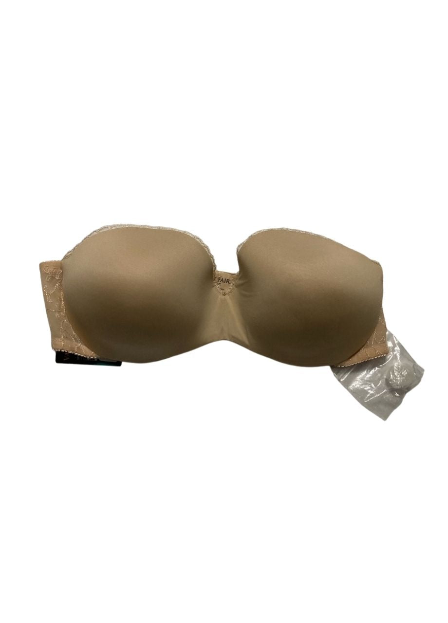 NWD VANITY FAIR Gel Touch Padded Strapless Push Up Bra BARELY BEIGE 38C