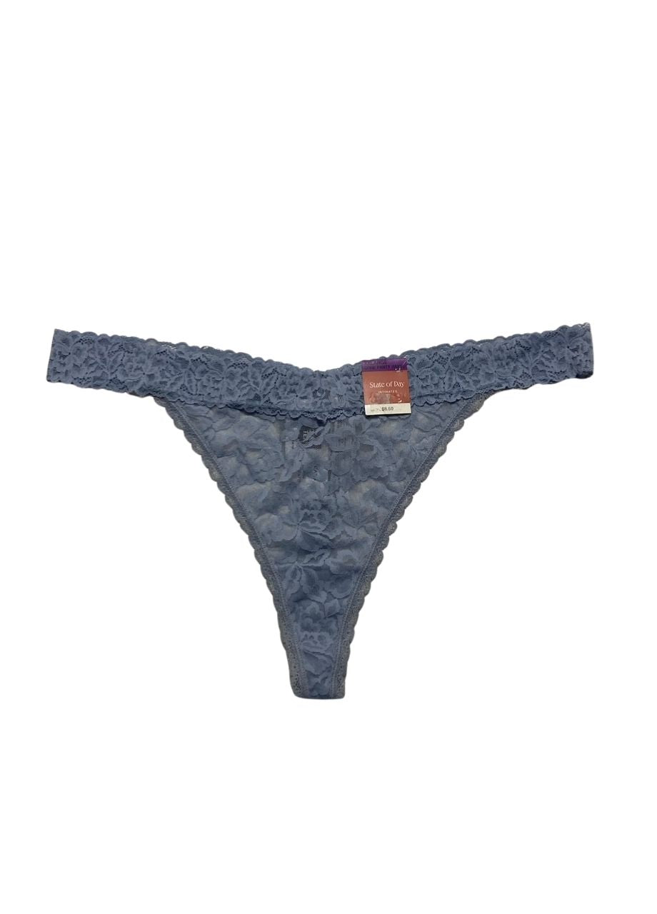 STATE OF DAY Lace Thong Underwear BLUE XXL