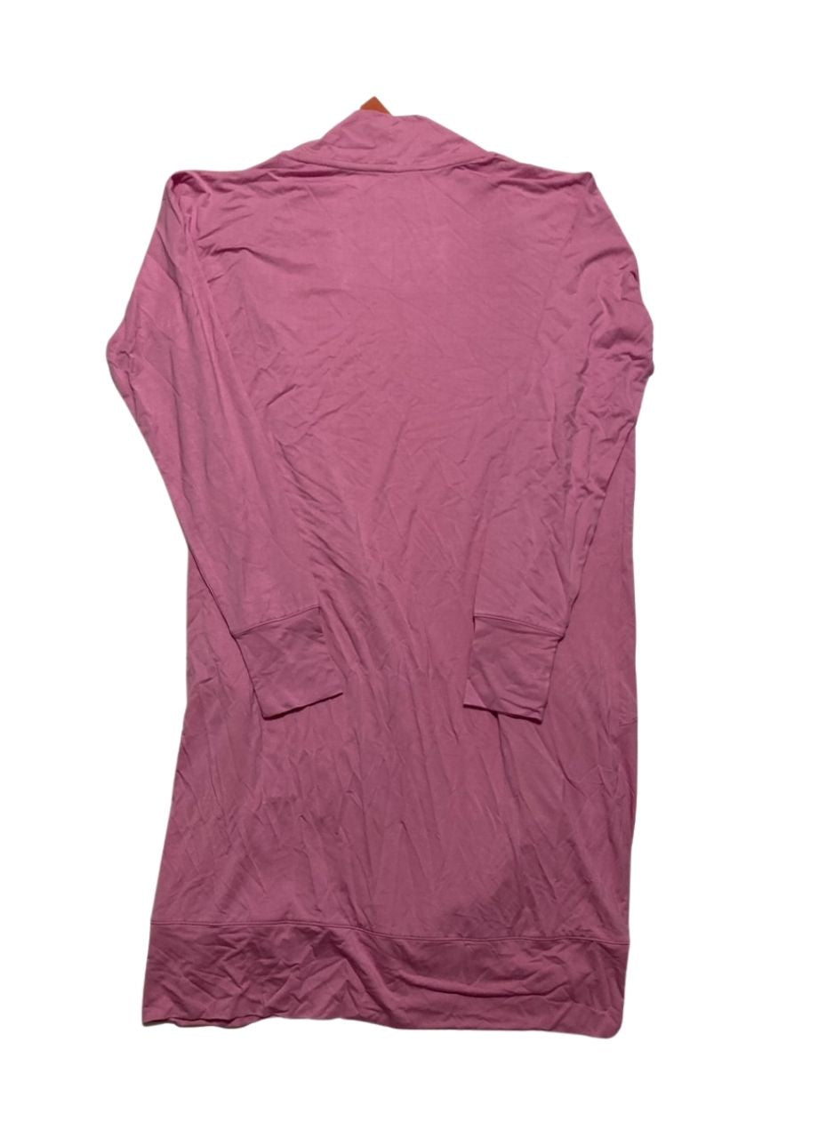 STATE OF DAY Silk Touch Self-Tie Robe THULIAN PINK XS