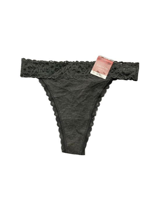 STATE OF DAY Lace panites PEWTER HEATHER XS