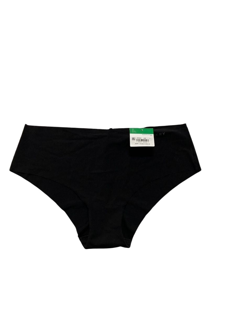 DKNY Litewear Seamless Cut Anywhere Hipster Panty BLACK L