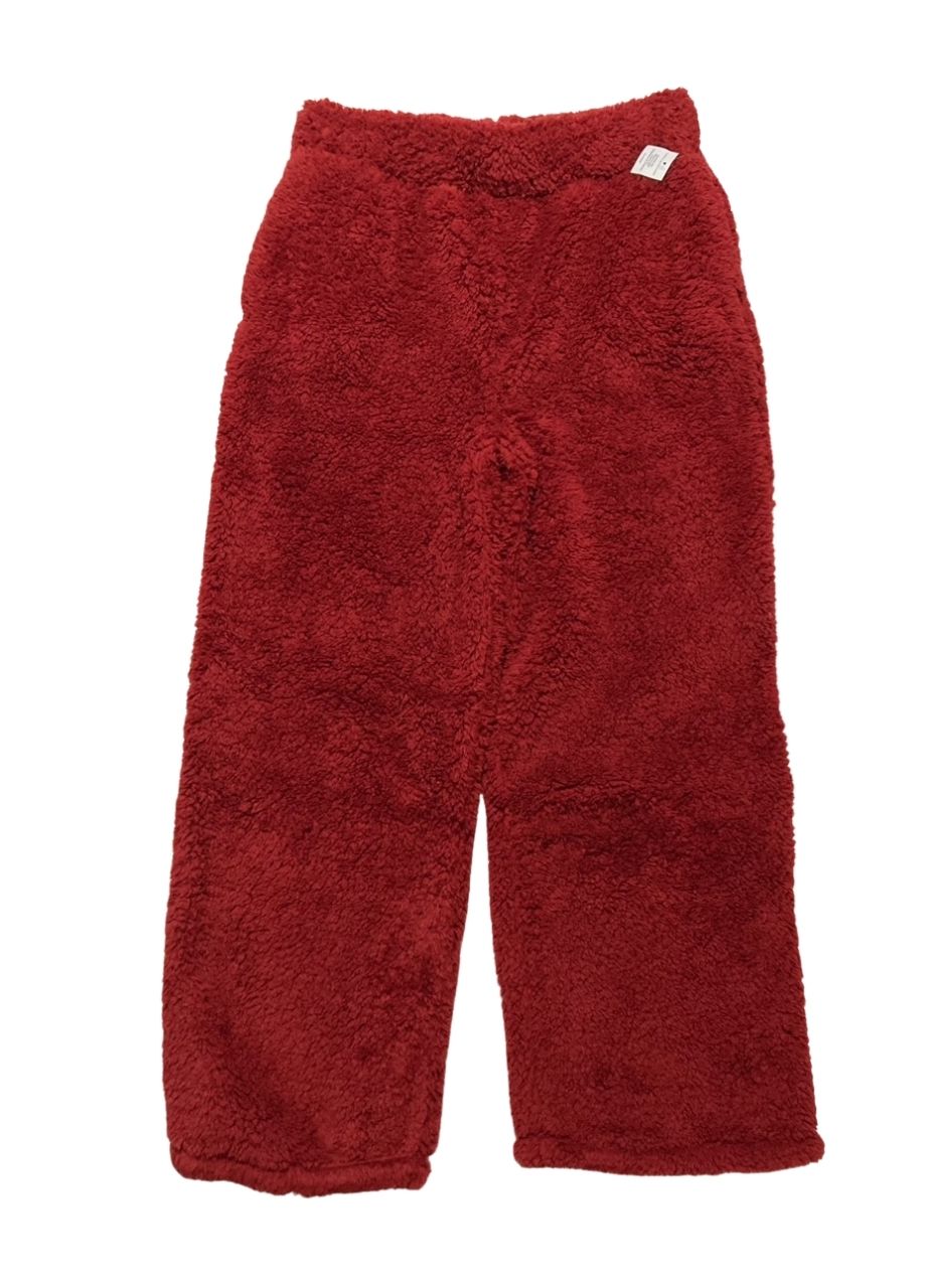TOMMY HILFIGER 2-Piece Long Sleeves Sherpa Set RED XL