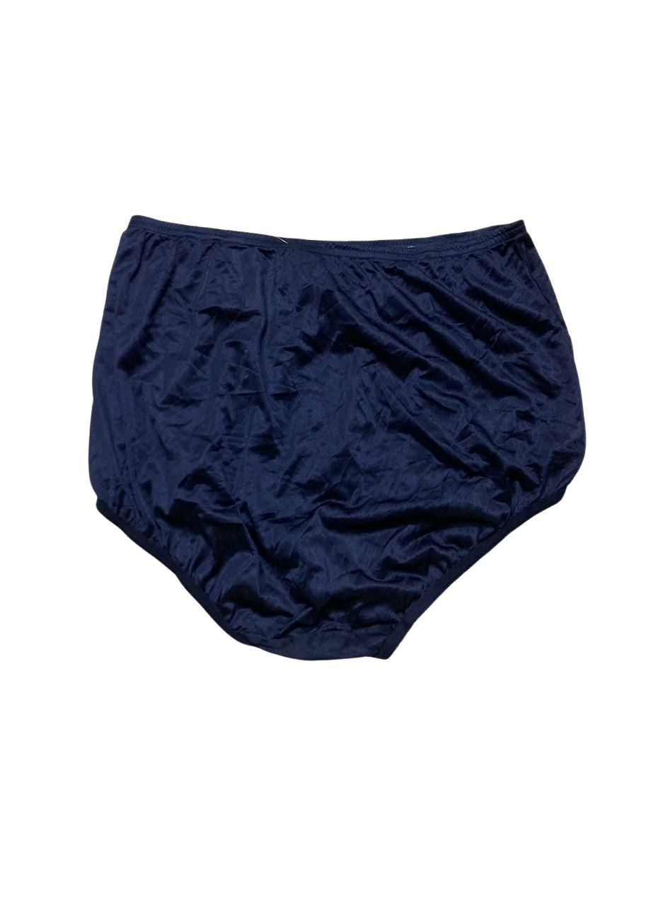 VANITY FAIR Perfectly Yours Lace Nouveau Brief Panty NAVY M