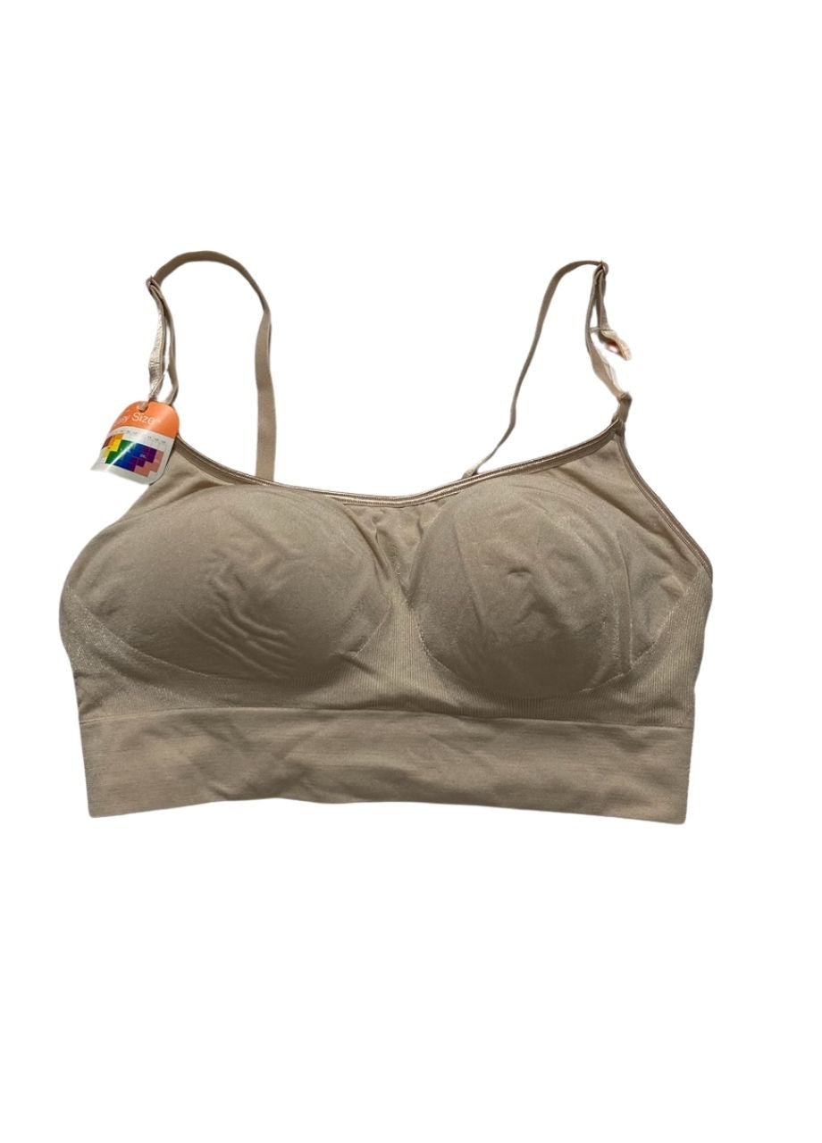 WARNER'S Seamless Stretch Wireless Lightly Lined Convertible BUTTERSCOTH M