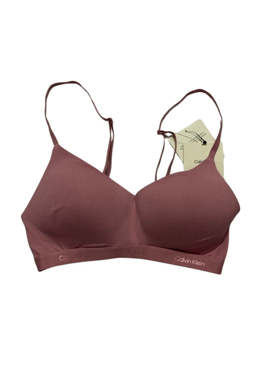 CALVIN KLEIN Form to Body Lightly Lined Bralette SOFT MAUVE S