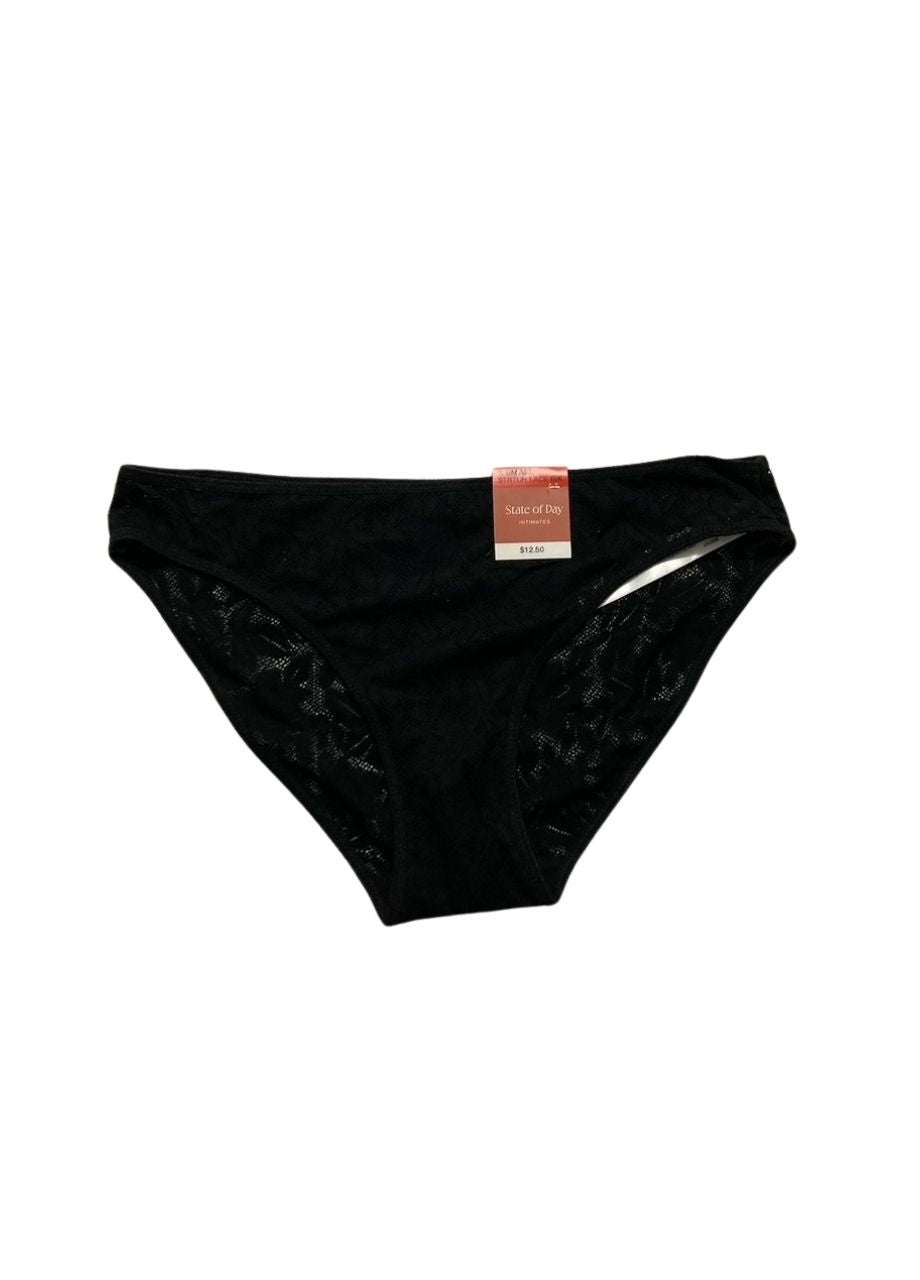 STATE OF DAY Lace panites DEEP BLACK